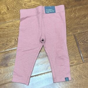 NWT Size 3-6M Modern Moments Pink Mauve Leggings